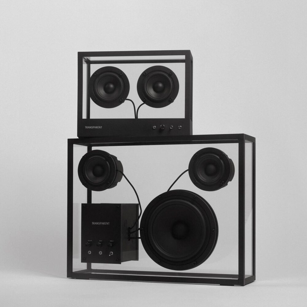 Transparent Speaker - Red - Image 7