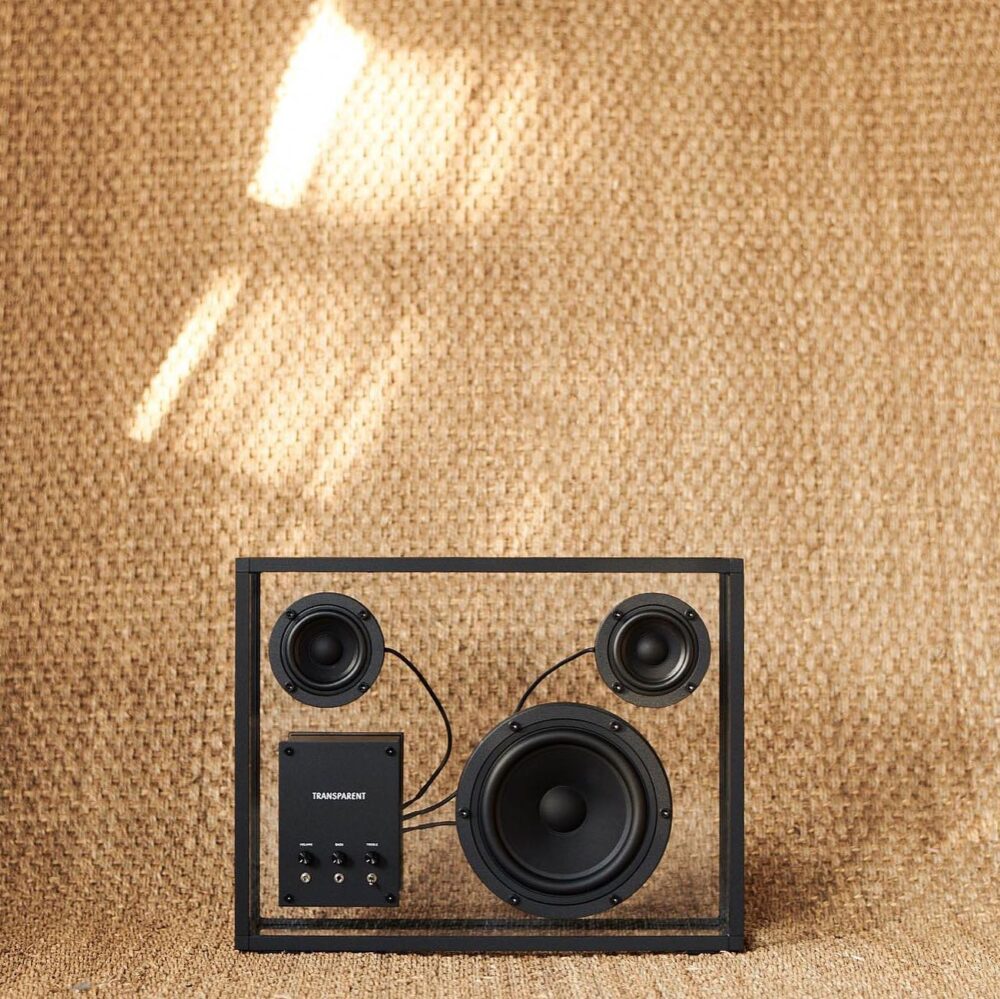 Transparent Speaker - Red - Image 8