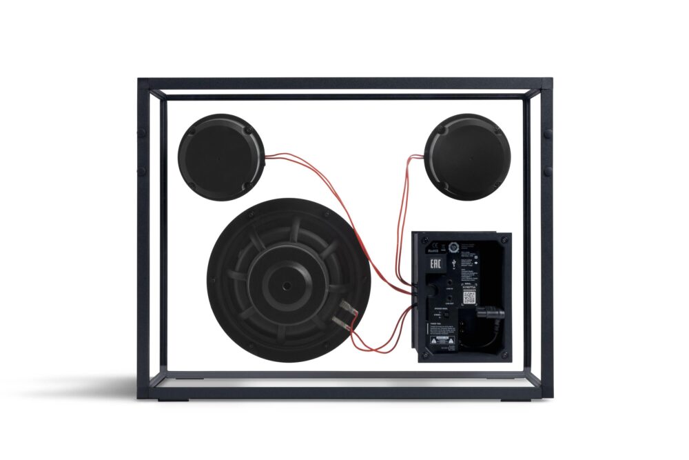 Transparent Speaker - Red - Image 3