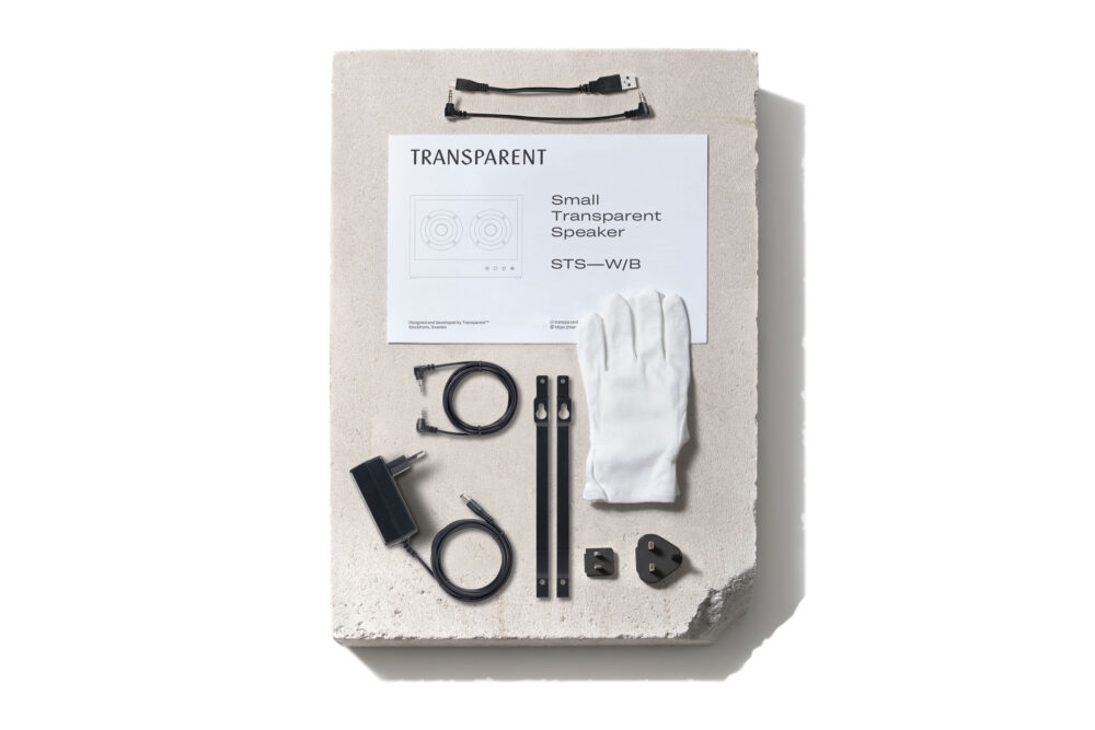 Small Transparent Speaker - Black - Image 6