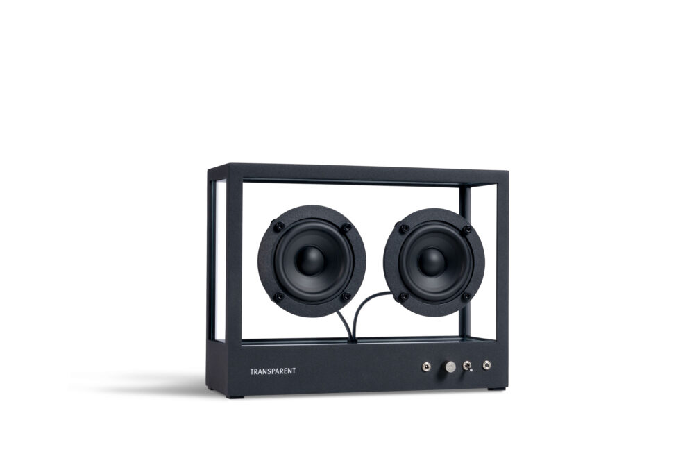Small Transparent Speaker - Black - Image 2
