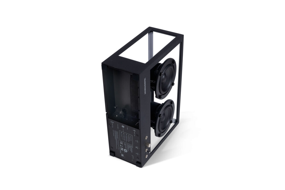 Small Transparent Speaker - Black - Image 5
