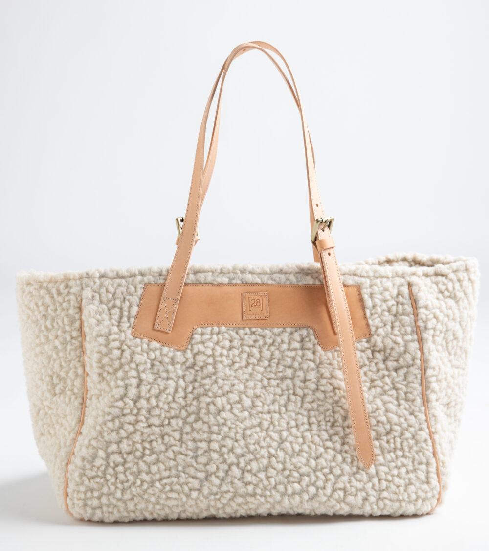 Bouclé Wool Dog Bag