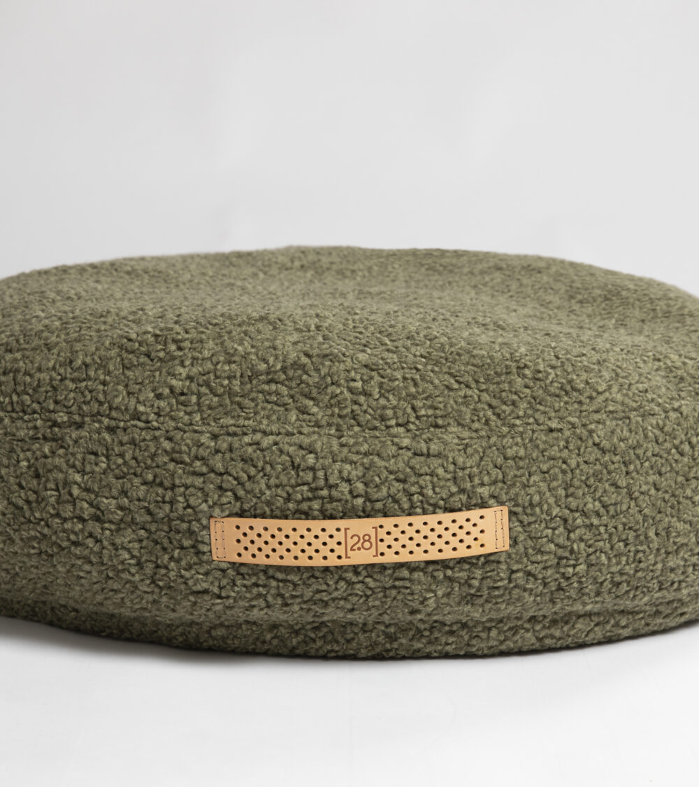 Round Cushion Bouclé Wool - Pistachio