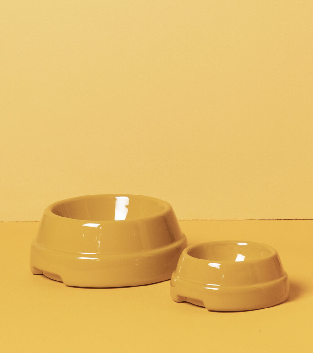 Ceramic Dog Bowl - Glowy barley - Image 4