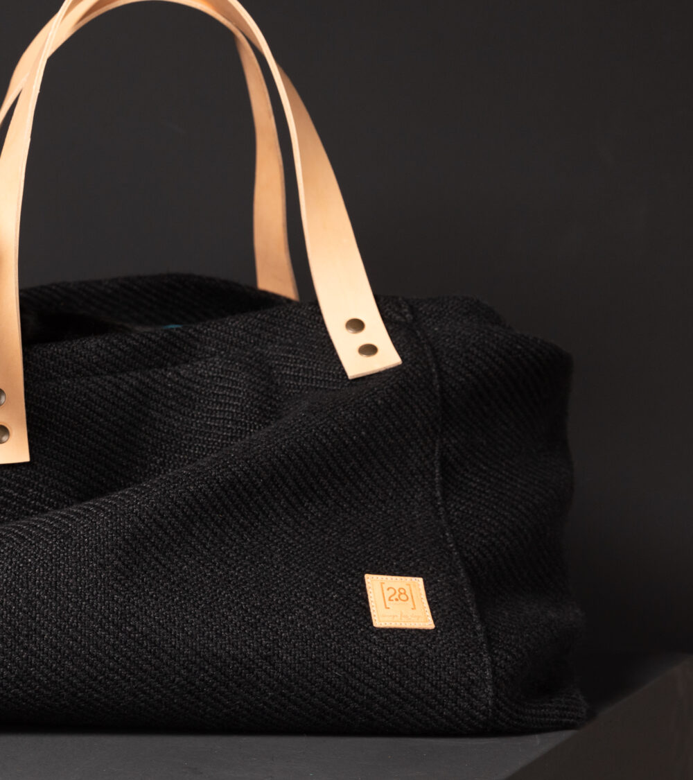 Jute Dog Bag - Black - Image 5