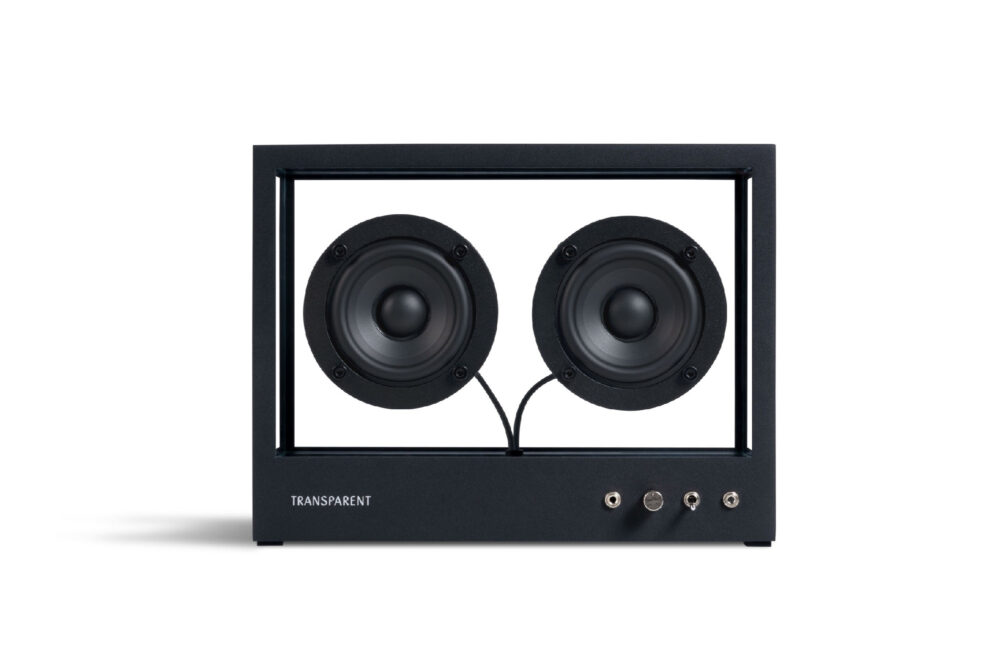 Small Transparent Speaker - Black