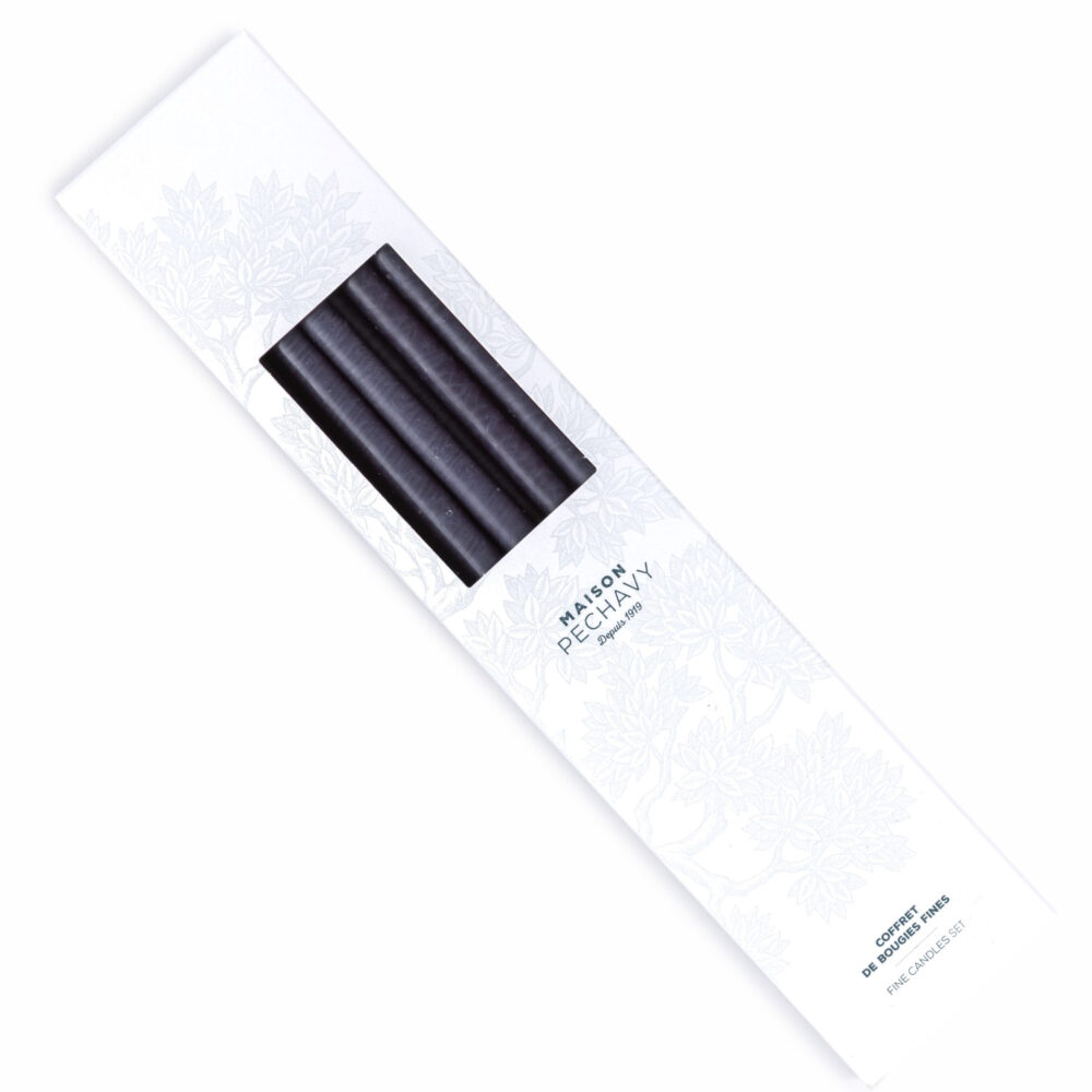 Set Of 10 Thin Candles - Ikat Abysse